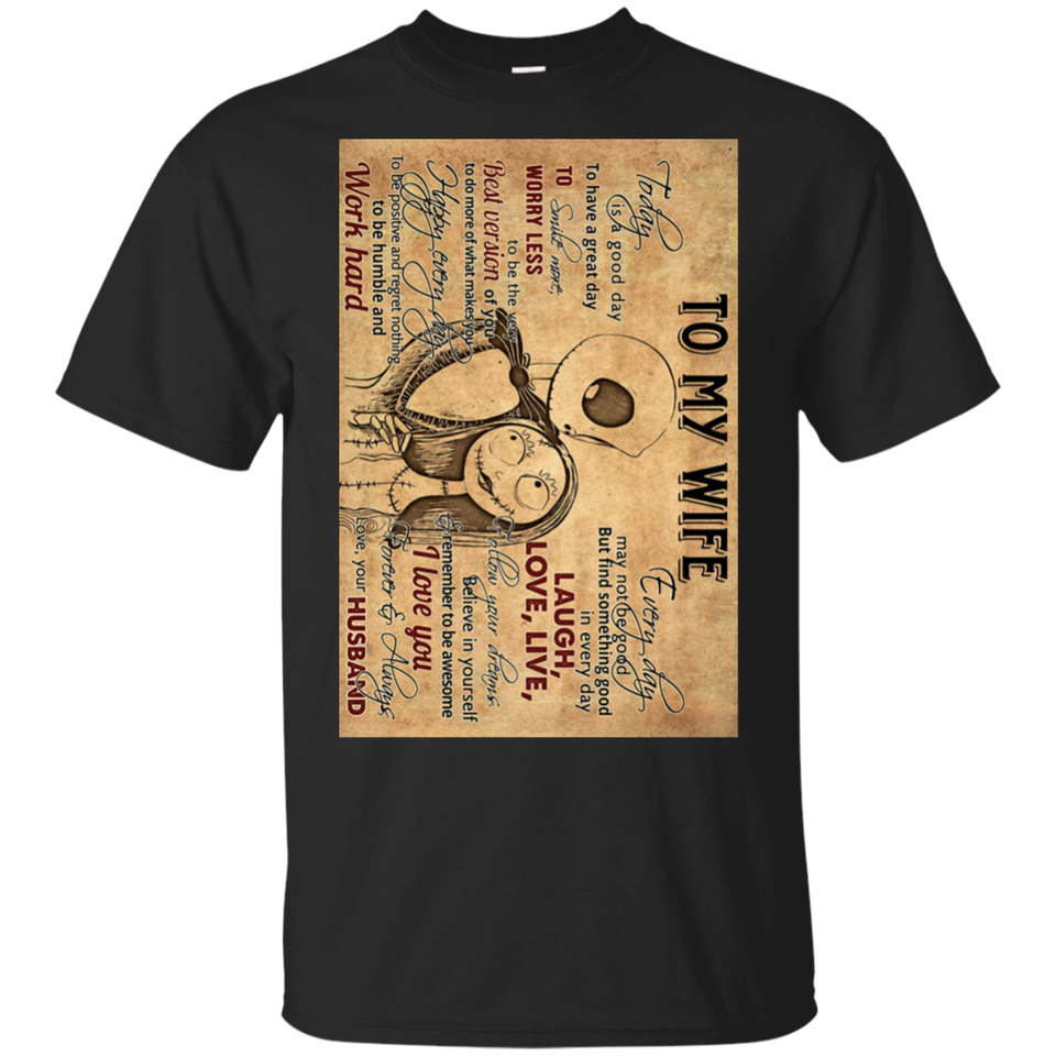 to my wife Black T-Shirt Men