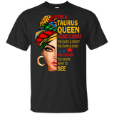 I_M A TAURUS Black T-Shirt Men