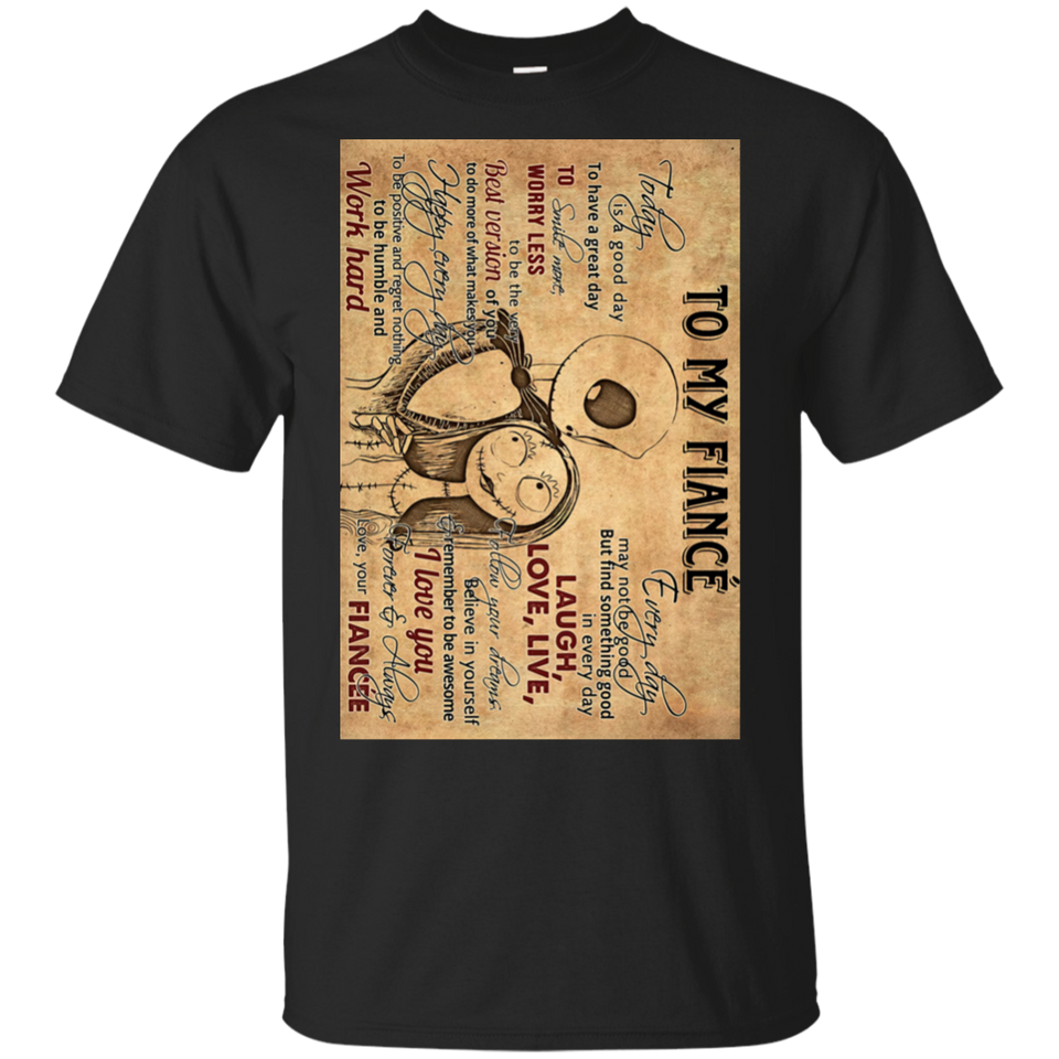 to my fiance Black T-Shirt Men