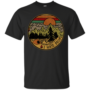 i hate people Black T-Shirt Men