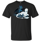 1qa Black T-Shirt Men