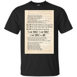 letting go of every Black T-Shirt Men