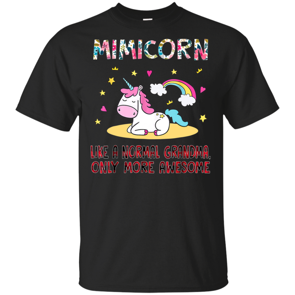 Mimicorn Black T-Shirt Men