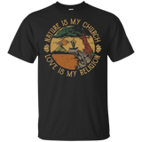nature is my church Black T-Shirt Men