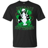 Deadpool Irish Kiss Me And I_m Touching You Black T-Shirt Men