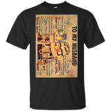 to my husband 1q Black T-Shirt Men